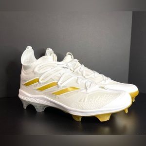 Adidas ADIZERO Afterburner NMV TPU Baseball Cleats White GZ6513 Men's Size 11.5